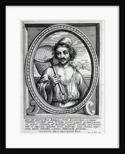 Masaniello, engraved by Petrus de Iode by Dutch School