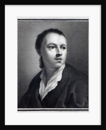 Anton Raphael Mengs, engraved by Nicolaus Mosman by Anton von (after) Maron