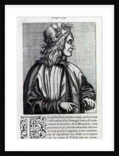 Giovanni Pico della Mirandola by Andre Thevet