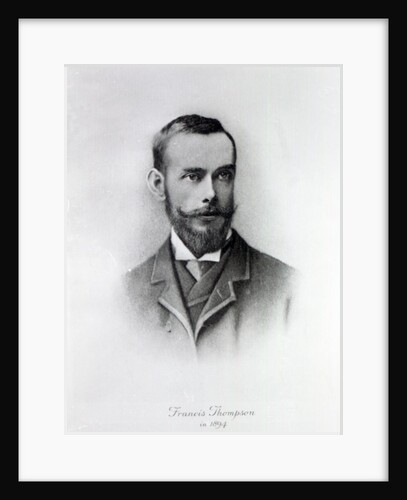 Francis Thompson, engraved by Emery Walker, 1894 by English School