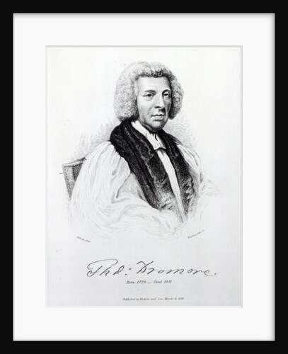 Thomas Percy, Bishop of Dromore, engraved by John Hawksworth, 1848 by Lemuel Francis (after) Abbott