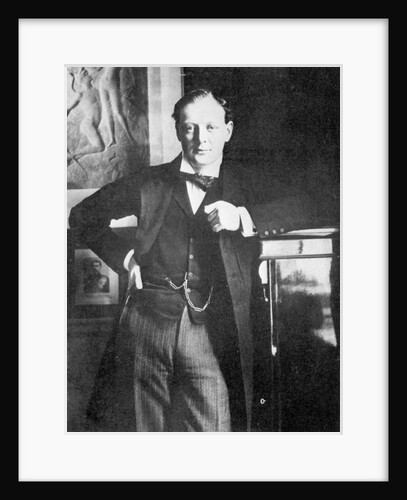 Winston Spencer Churchill in 1904 by English Photographer