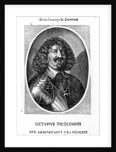 Prince Octavio Piccolomini, Duke of Amalfi, after a portrait of 1649 by Mattaus II Merian