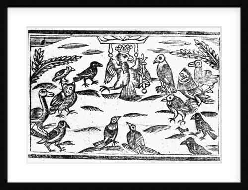 The Woody Choristers or The Birds Harmony, an illustration from 'A Book of Roxburghe Ballads' by English School