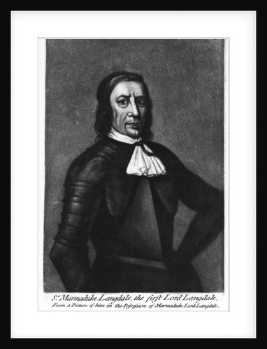 Sir Marmaduke Langdale, 1st Lord Langdale, c.1774 by English School