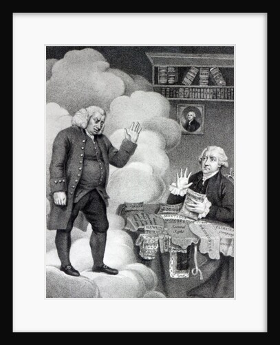 Boswell and the Ghost of Samuel Johnson. by English School