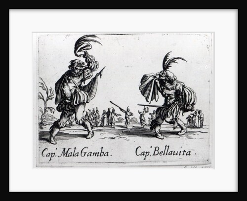 Balli de Sfessania, c.1622 by Jacques Callot