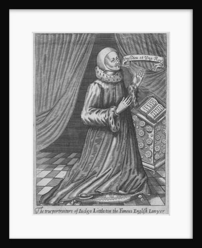 Judge Thomas Littleton, 1628 by Robert Vaughan