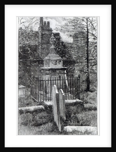 Hogarth's tomb in Chiswick Churchyard by English School