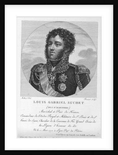 Louis-Gabriel Suchet Duke of Albufera and Marshal of France by French School
