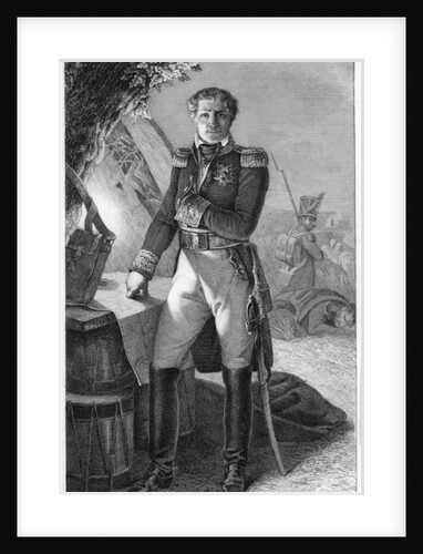 Portrait of Laurent de Gouvion Saint-Cyr, Marquis de Gouvion and Marshal of France by Antoine Charles Horace Vernet
