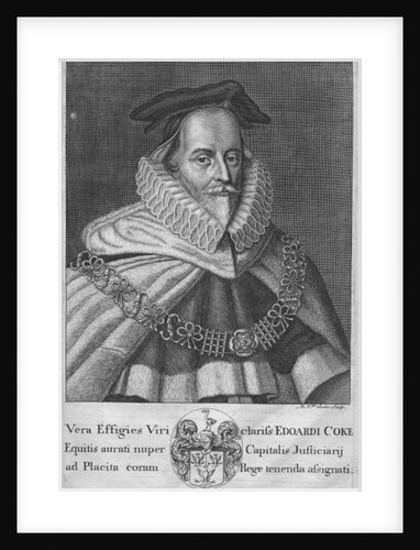 Sir Edward Coke by David Loggan