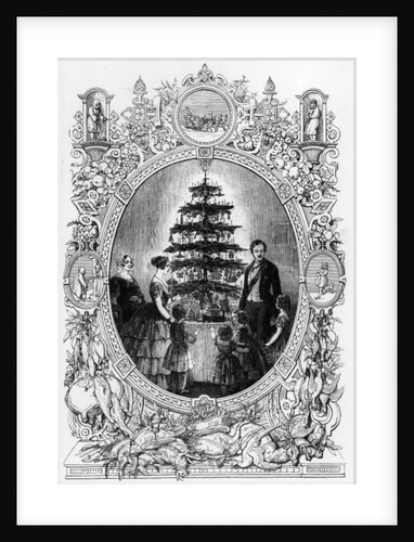 Christmas Tree at Windsor Castle, 1848 by J.L. Williams