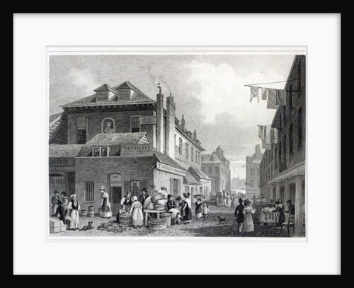 Hungerford Market, Strand, engraved by Thomas Barber, 1830 by Thomas Hosmer (after) Shepherd