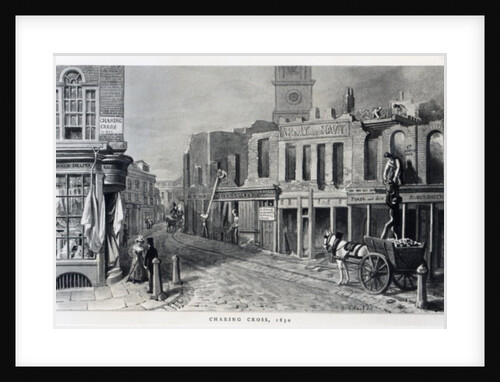 Charing Cross, 1830 by George the Elder Scharf