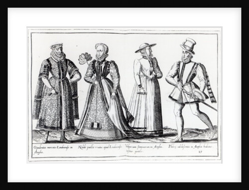 Fashion during the Tudor Period by French School