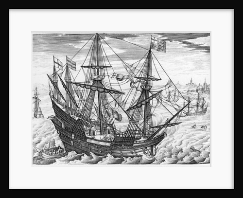 Queen Elizabeth's Galleon by English School