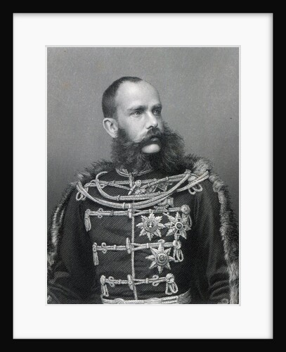 Emperor Franz Joseph I of Austria, engraved by George J. Stodard by (after) Austrian photographer