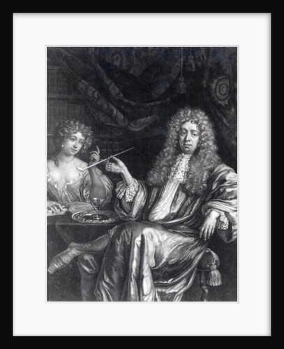 Adrian Beverland, engraved by Isaac Beckett, c.1681-88 by (after) Dutch School