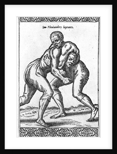 Turkish Wrestlers by French School
