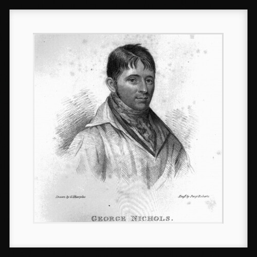 George Nichols, engraved by Percy Roberts by George (after) Sharples