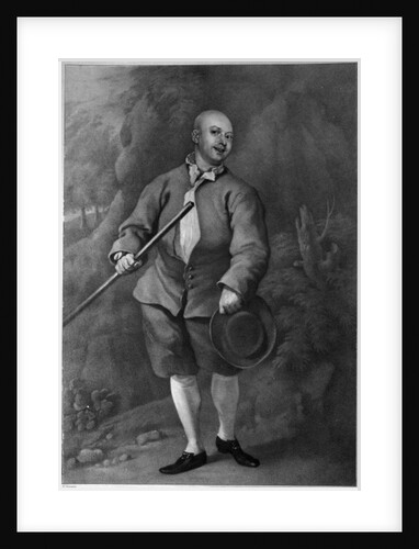 John Broughton, engraved by F. Ross, 1842 by William (after) Hogarth