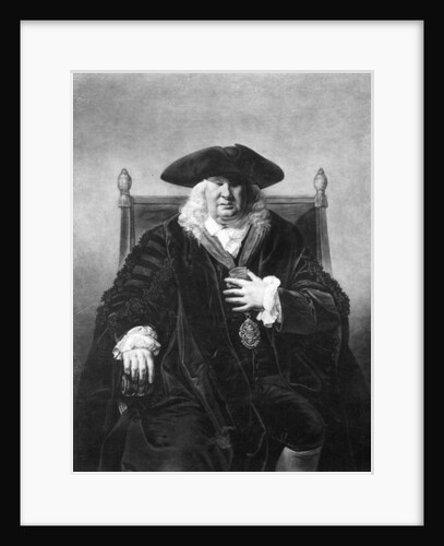 Sir John Fielding, engraved by William Dickinson, 1778 by Rev. Matthew William (after) Peters