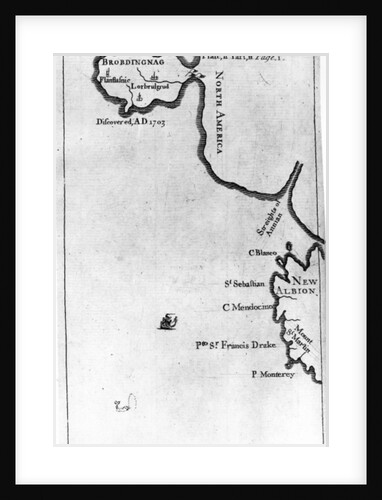 Map of Brobdingnag by English School
