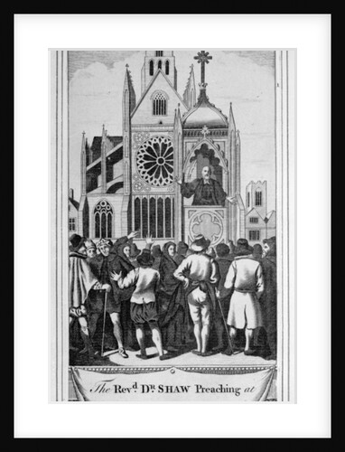 The Reverend Dr. Shaw Preaching at St. Paul's Cross, London, 1483 by English School