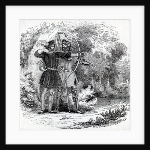Robin Hood and Little John by English School