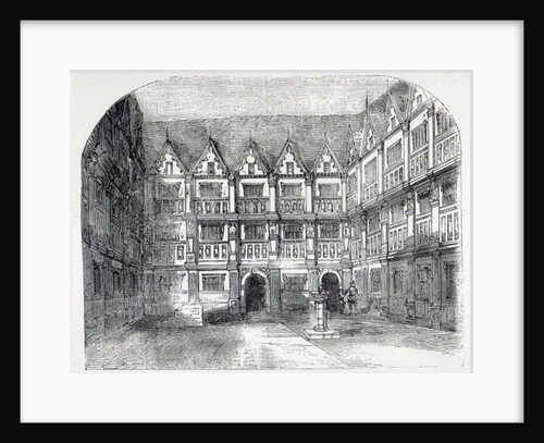 House of Sir Thomas Gresham, in Bishopsgate Street, London by English School