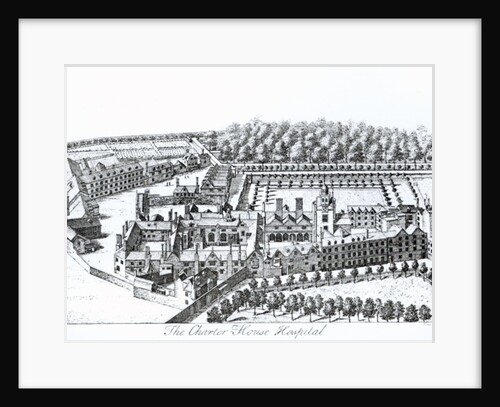 The Charterhouse Hospital, c.1720 by Johannes Kip