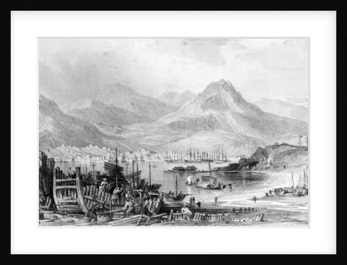 Hong-Kong from Kow-loon by Thomas Allom