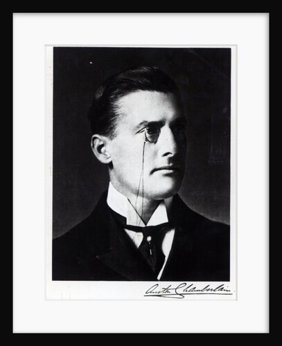 Austen Chamberlain by English Photographer