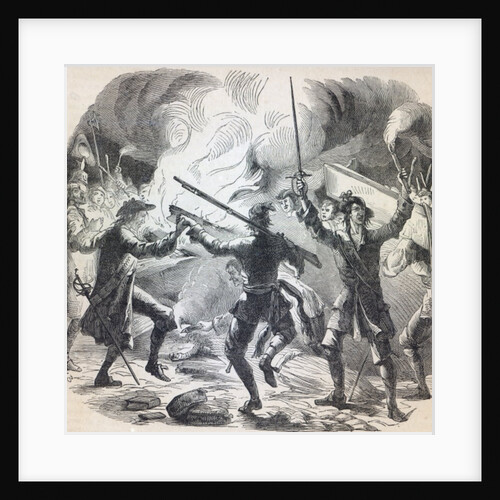 Sacheverell rioters destroy part of a chapel near Lincoln's Inn by English School
