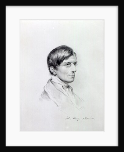 The Very Rev. J.H Newman, engraved by John Alfred Vinter, 1850 by Maria (after) Giberne