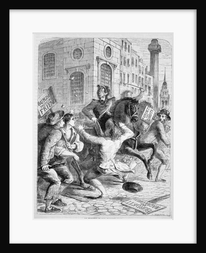 Burdett Riot, 1810 by English School