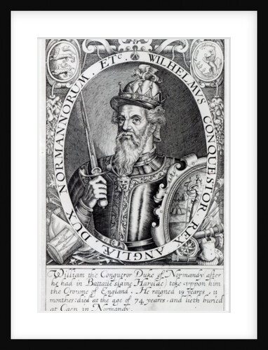 William the Conqueror, 1618 by Renold Elstrack