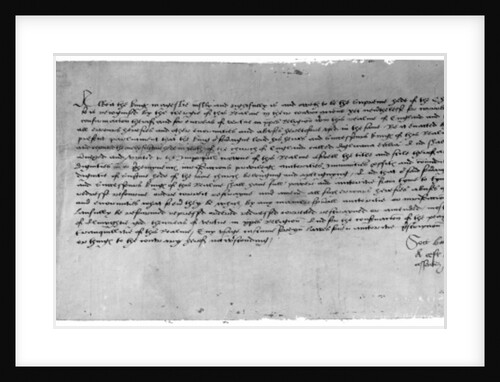 The Act of Supremacy recognising Henry VIII as the head of the Church of England, 1534 by English School