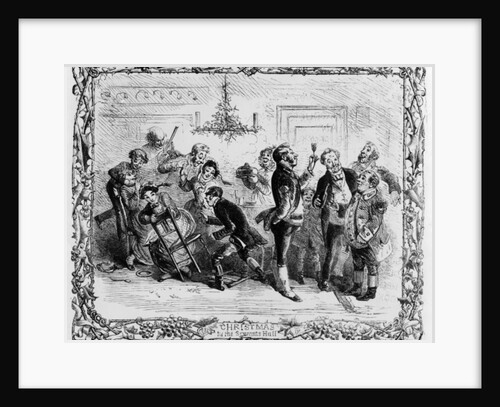 Christmas in the Servant's Hall by Hablot Knight Browne