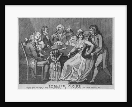Twelfth Night, 1794 by Isaac Cruikshank