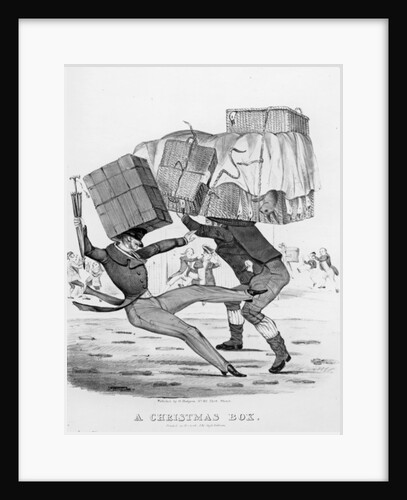 A Christmas Box, 1836 by English School