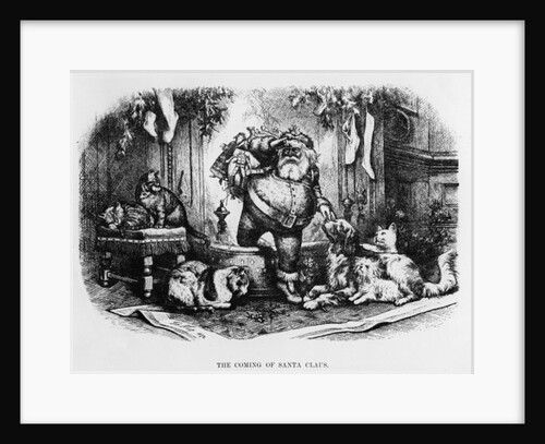 The Coming of Santa Claus, 1872 by Thomas Nast