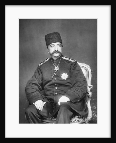 Naser al-Din Shah Qajar of Persia by English Photographer