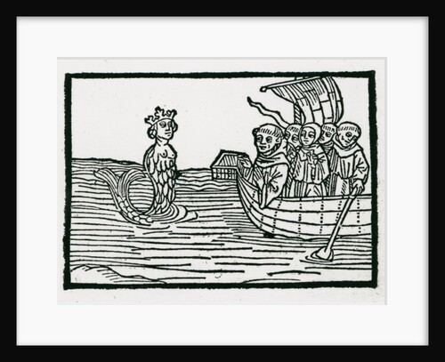 St. Brendan and the Siren by German School