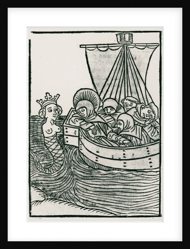 St. Brendan and the Siren by German School