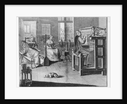 The Art of Stocking-Frame-Work-Knitting, engraved for the 'Universal Magazine' 1750 by English School