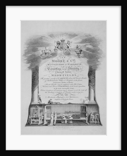 Moore & Co. Trade Card by English School