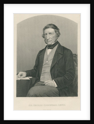 Sir George Cornewall Lewis by John Jabez Edwin Paisley (after) Mayall