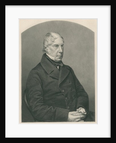 George Hamilton-Gordon, 4th Earl of Aberdeen, engraved by D.J. Pound from a photograph by John Jabez Edwin Paisley (after) Mayall